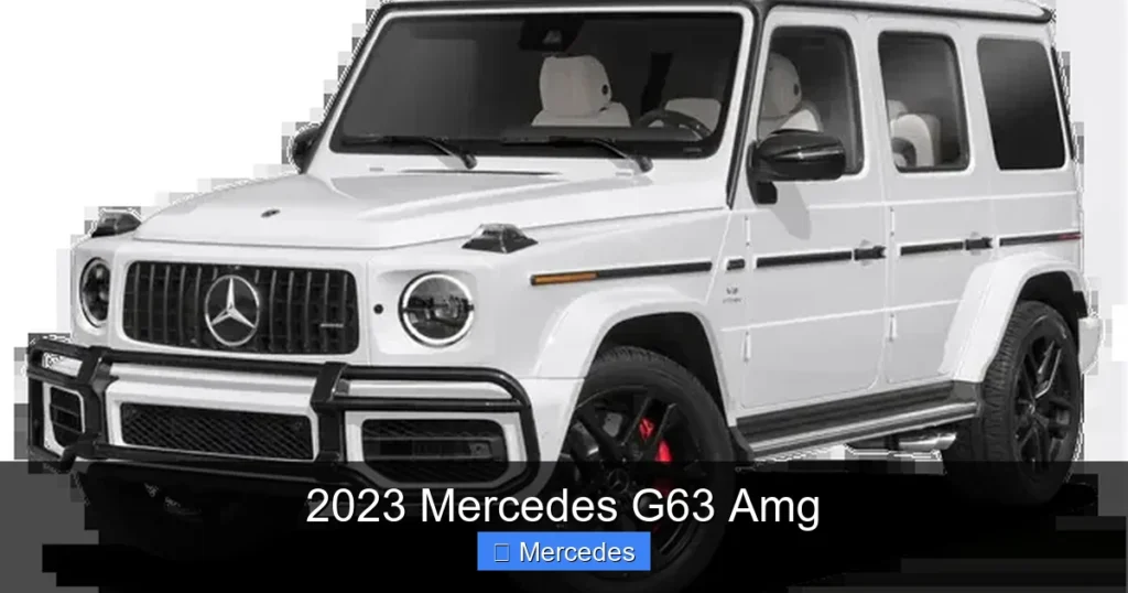 2023 Mercedes G63 Amg