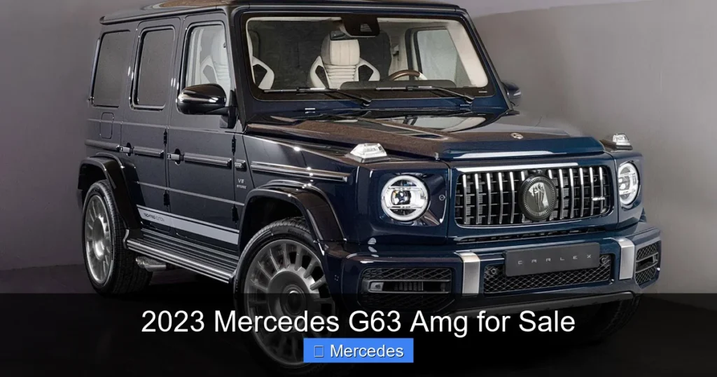 2023 Mercedes G63 Amg for Sale