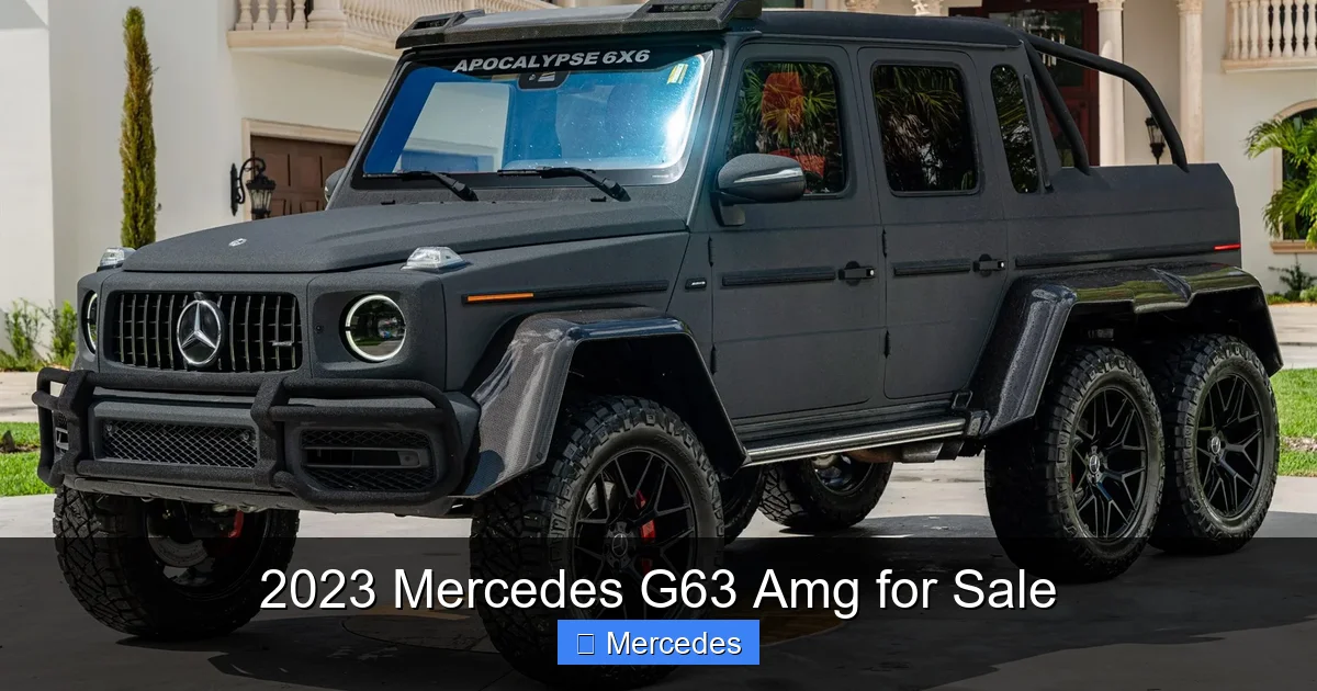 2023 Mercedes G63 Amg for Sale