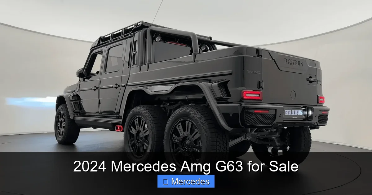2024 Mercedes Amg G63 for Sale