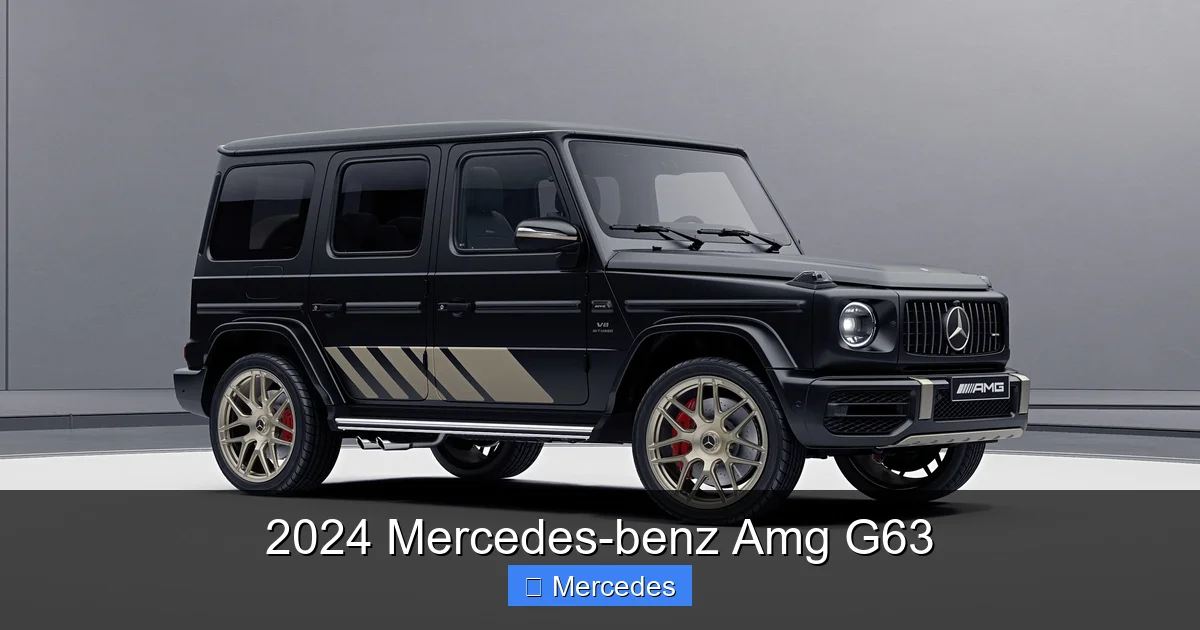 2024 Mercedes-benz Amg G63