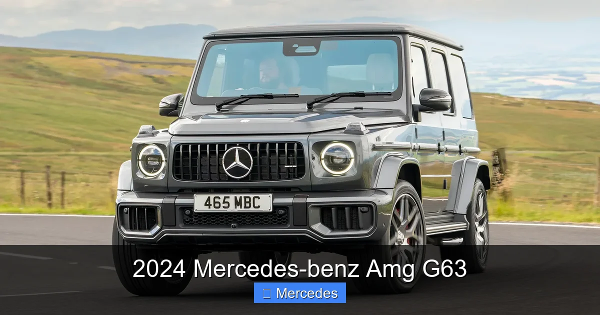 2024 Mercedes-benz Amg G63