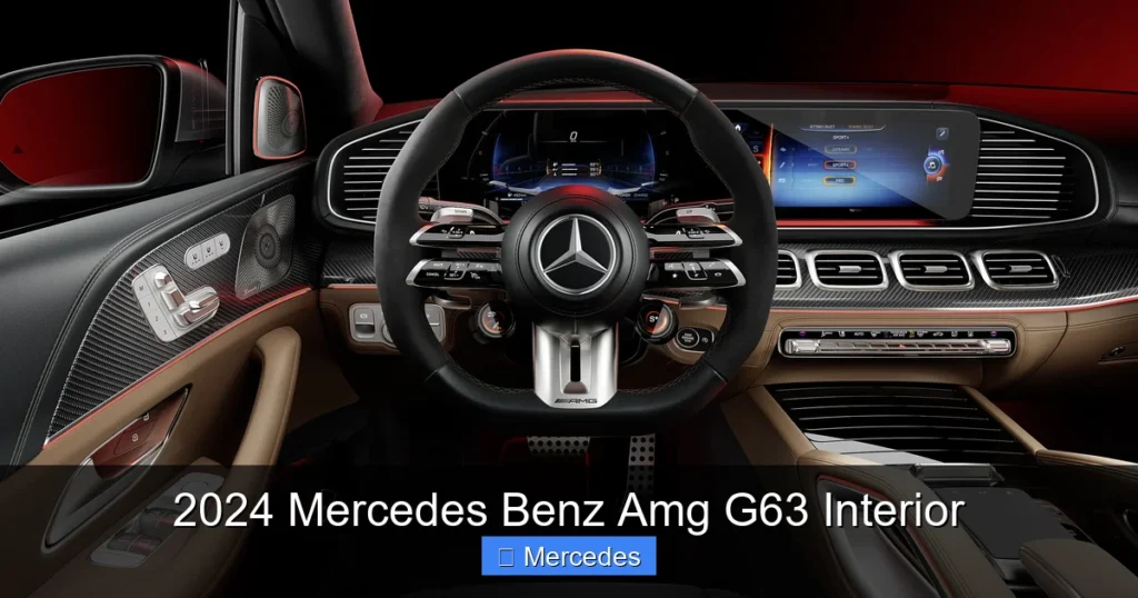 2024 Mercedes Benz Amg G63 Interior