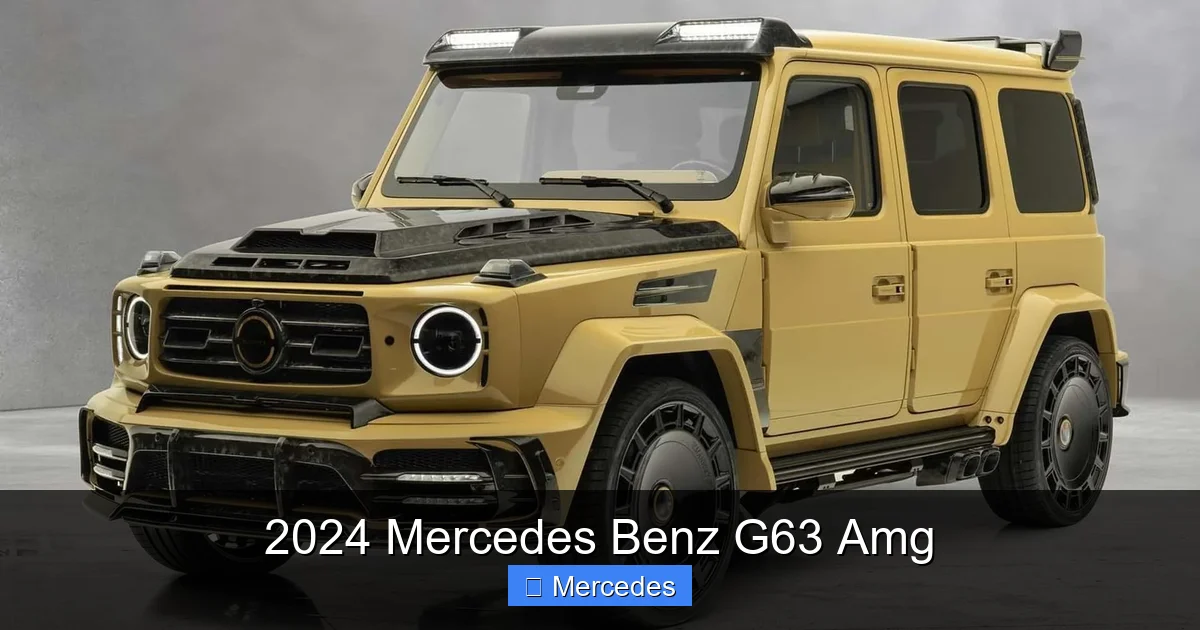 2024 Mercedes Benz G63 Amg