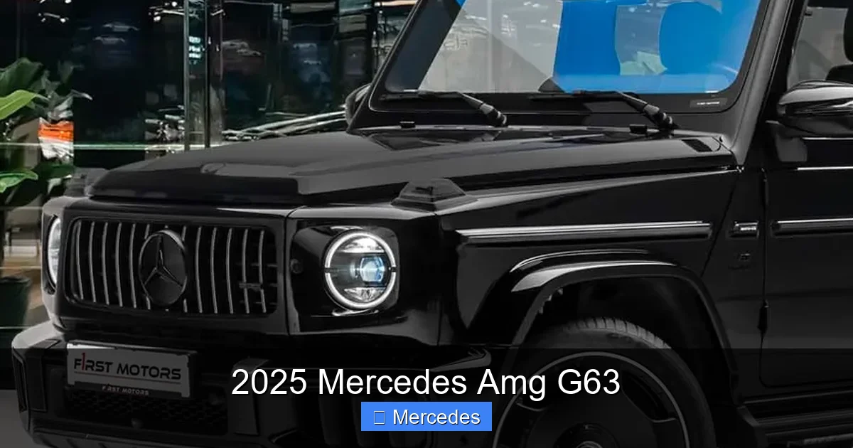 2025 Mercedes Amg G63