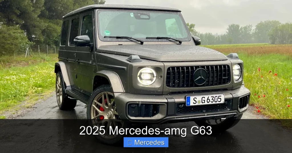 2025 Mercedes-amg G63