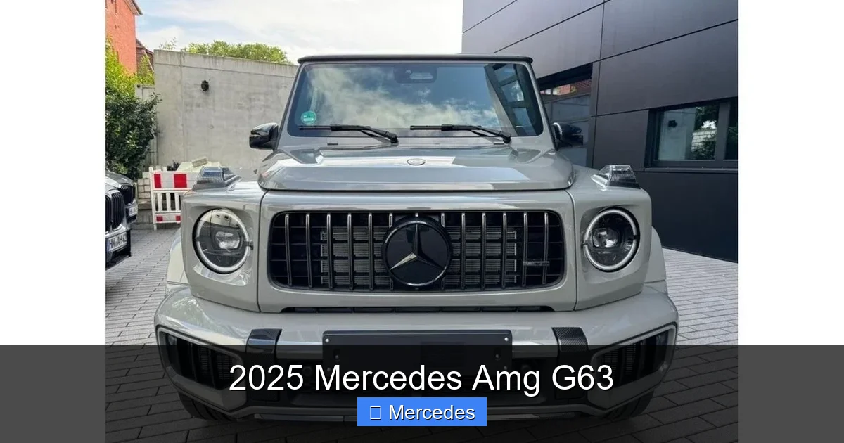 2025 Mercedes Amg G63