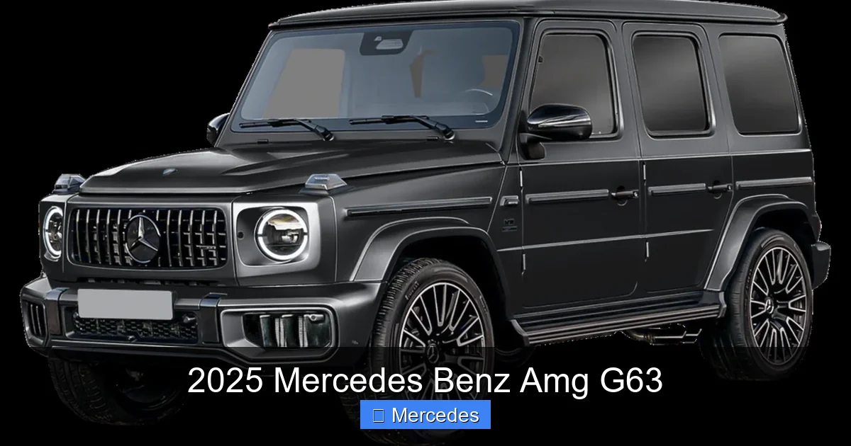 2025 Mercedes Benz Amg G63
