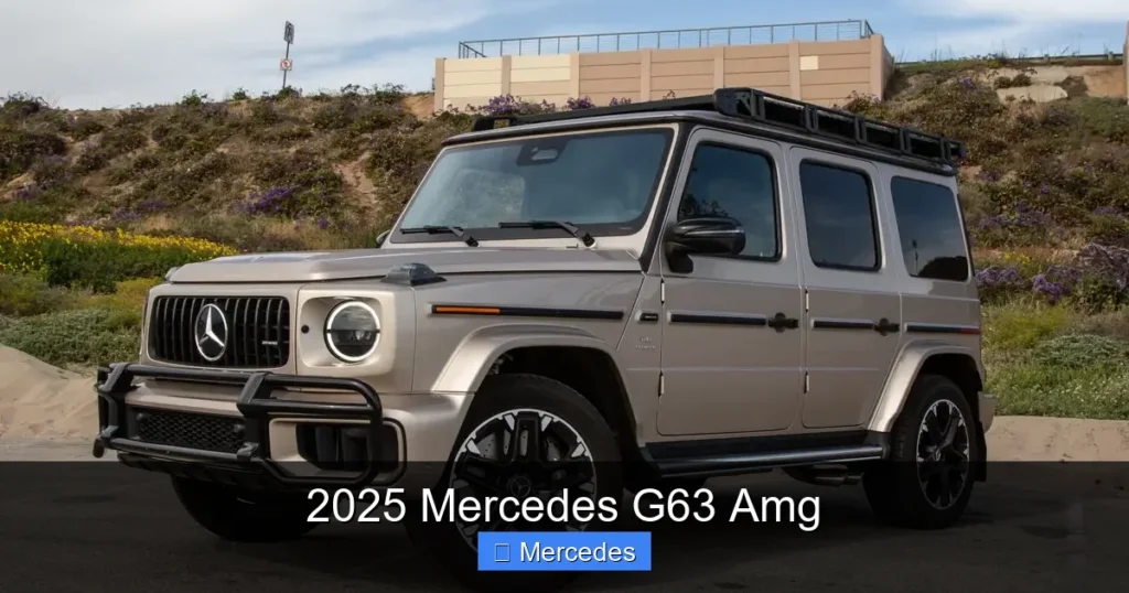 2025 Mercedes G63 Amg