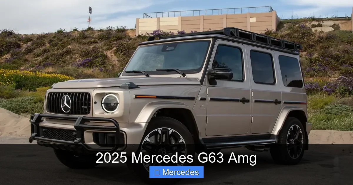 2025 Mercedes G63 Amg