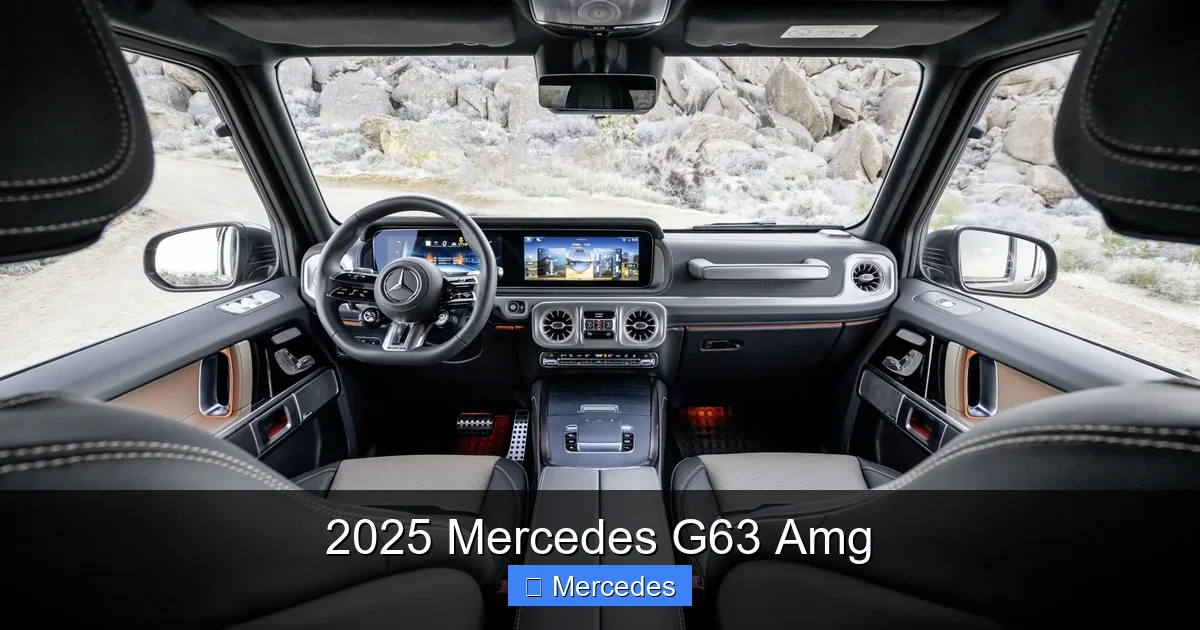 2025 Mercedes G63 Amg