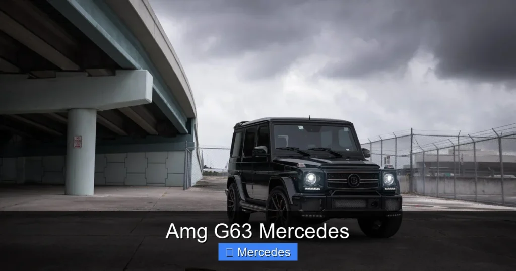 Amg G63 Mercedes