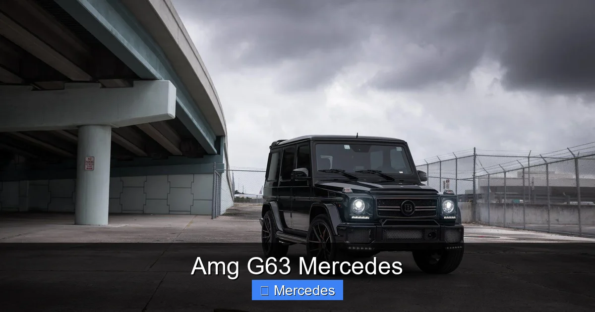 Amg G63 Mercedes