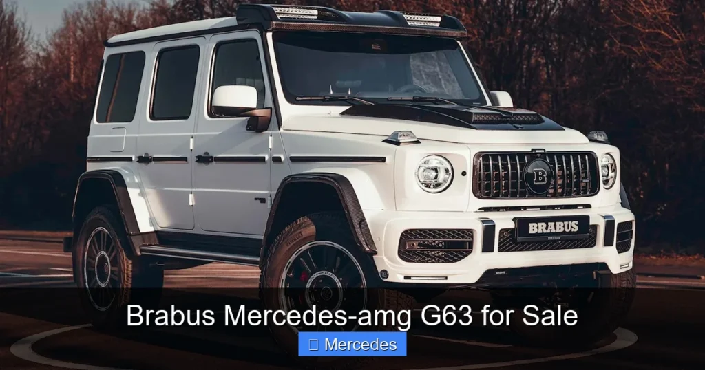 Brabus Mercedes-amg G63 for Sale