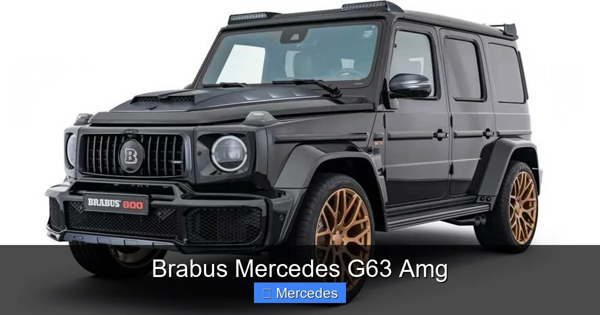 Brabus Mercedes G63 Amg