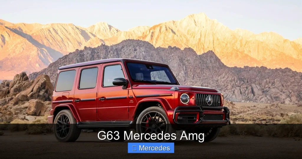G63 Mercedes Amg