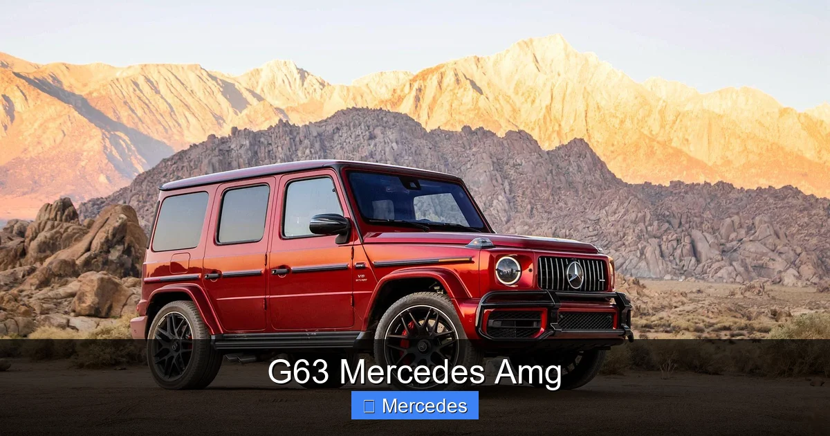 G63 Mercedes Amg