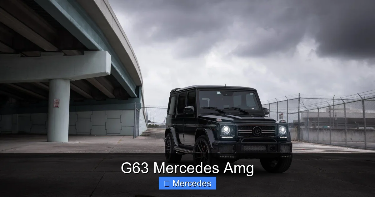 G63 Mercedes Amg