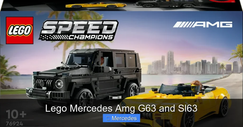 Lego Mercedes Amg G63 and Sl63