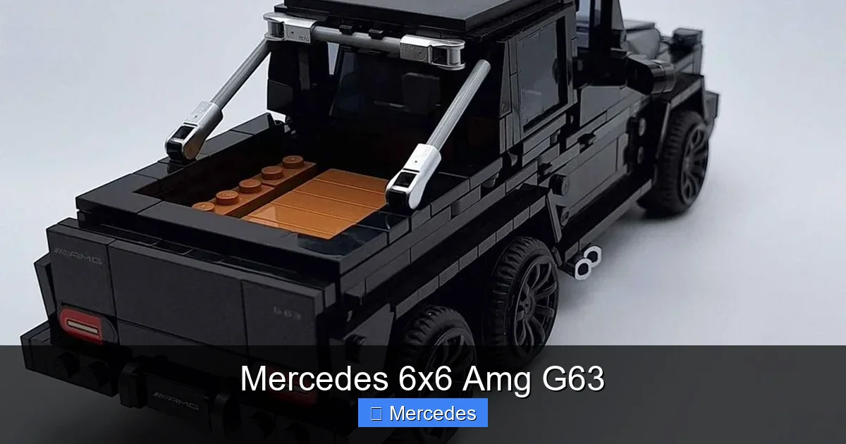 Mercedes 6x6 Amg G63
