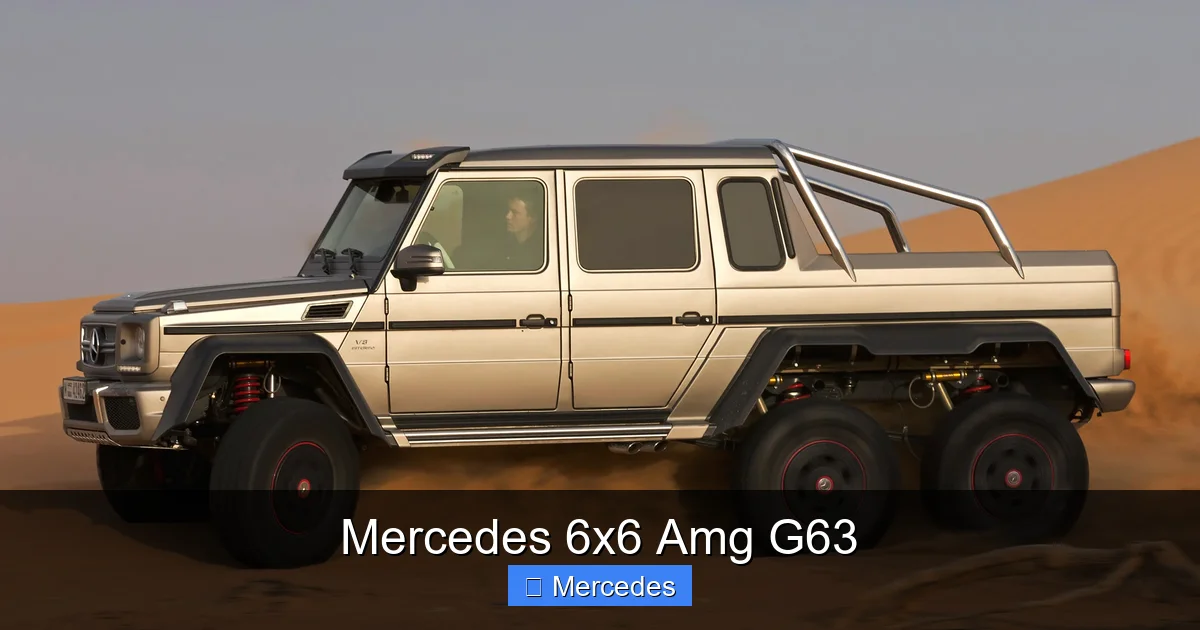 Mercedes 6x6 Amg G63