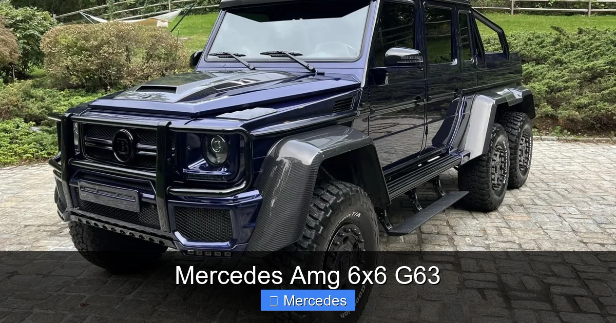 Mercedes Amg 6x6 G63