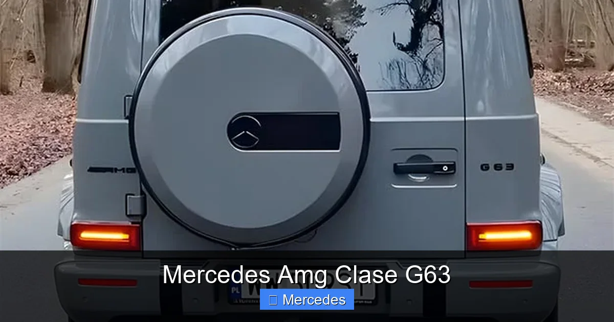 Mercedes Amg Clase G63