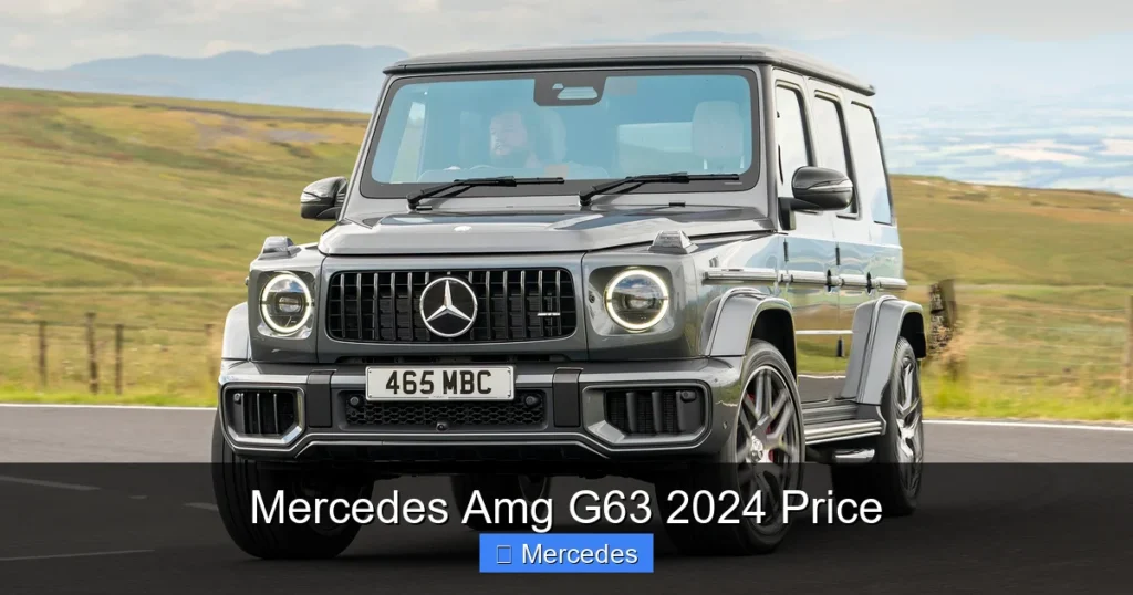 Mercedes Amg G63 2024 Price