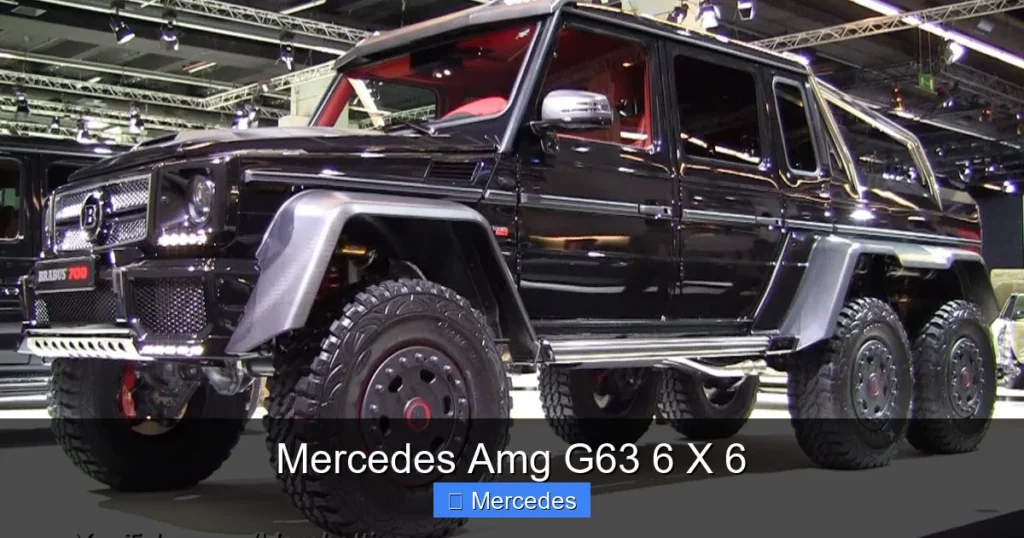 Mercedes Amg G63 6 X 6