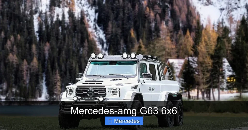Mercedes-amg G63 6x6