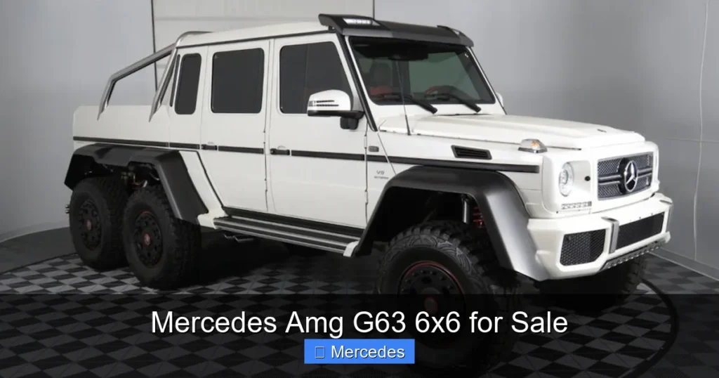 Mercedes Amg G63 6x6 for Sale