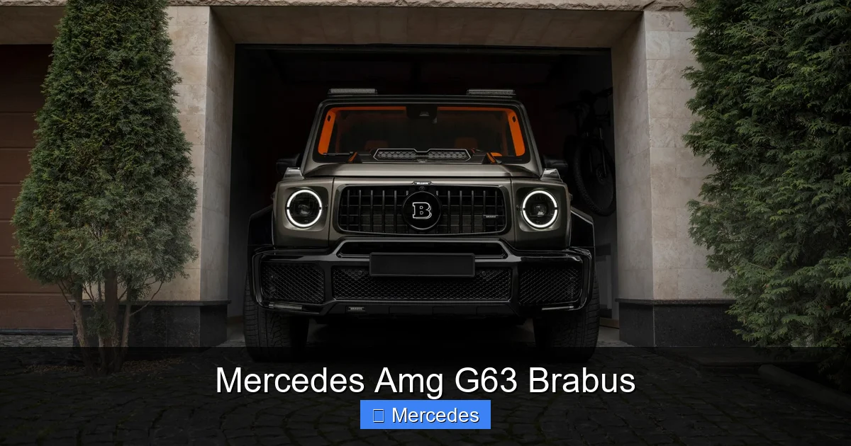 Mercedes Amg G63 Brabus