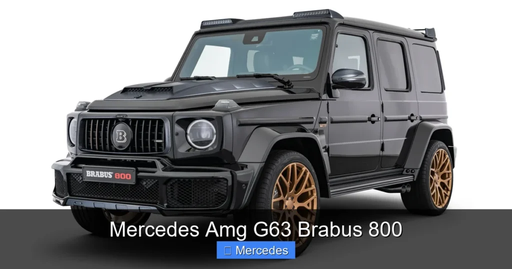 Mercedes Amg G63 Brabus 800