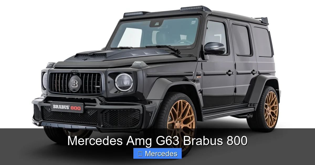 Mercedes Amg G63 Brabus 800
