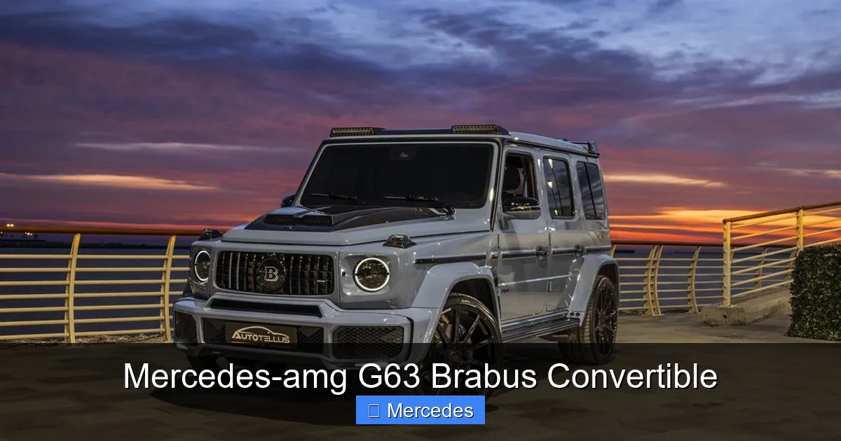 Mercedes-amg G63 Brabus Convertible
