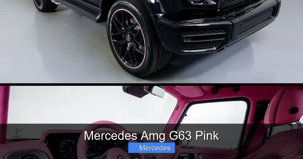 Mercedes Amg G63 Pink