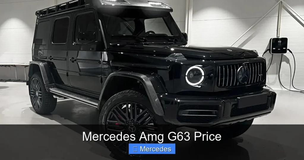 Mercedes Amg G63 Price