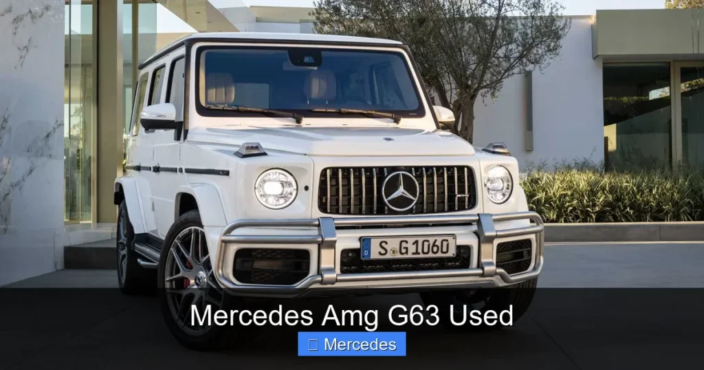 Mercedes Amg G63 Used