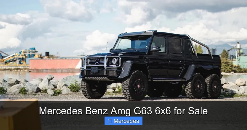 Mercedes Benz Amg G63 6x6 for Sale
