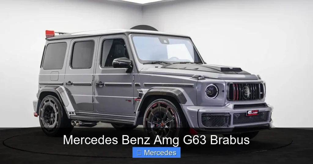 Mercedes Benz Amg G63 Brabus