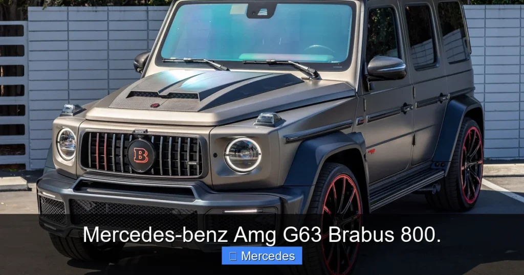 Mercedes-benz Amg G63 Brabus 800.