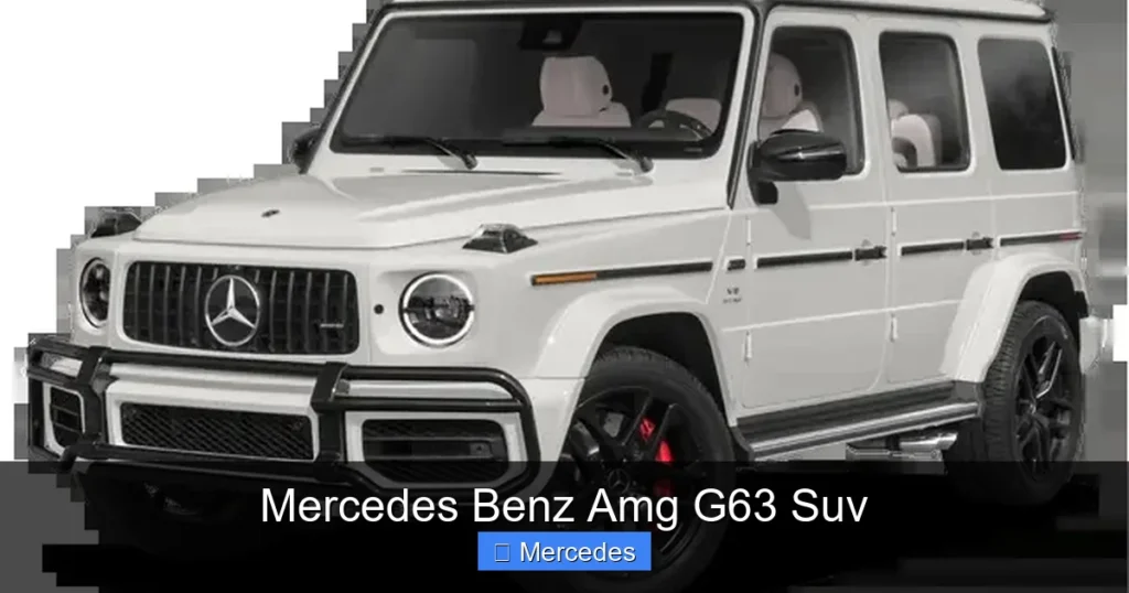 Mercedes Benz Amg G63 Suv