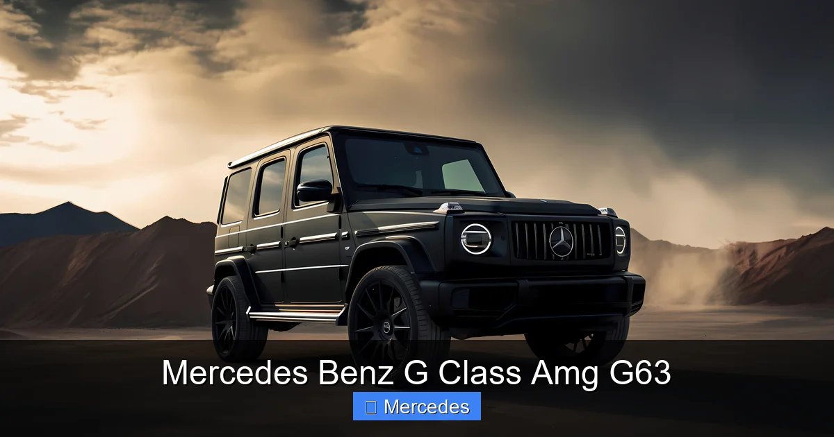 Mercedes Benz G Class Amg G63