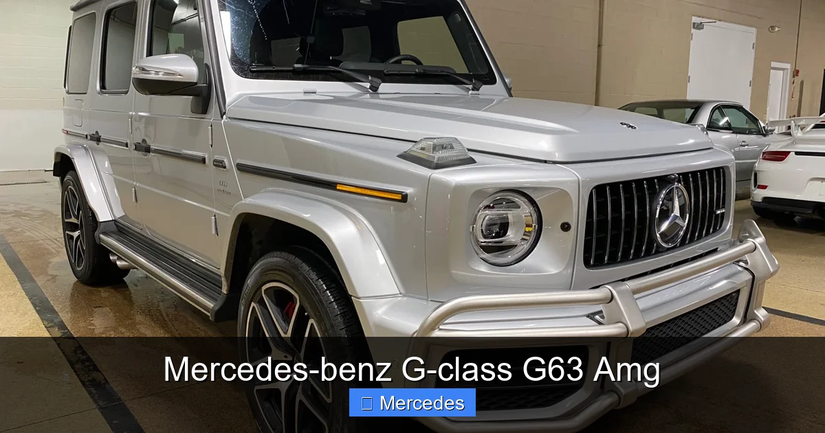 Mercedes-benz G-class G63 Amg
