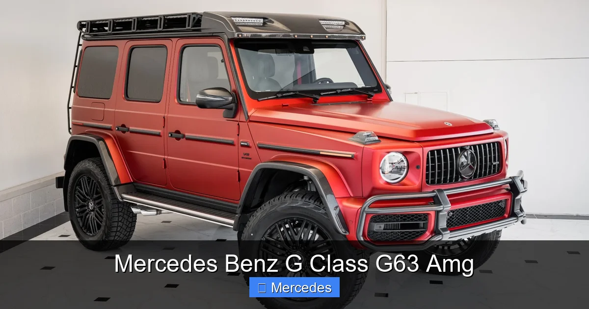 Mercedes Benz G Class G63 Amg