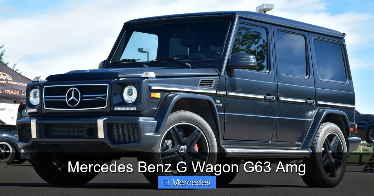 Mercedes Benz G Wagon G63 Amg