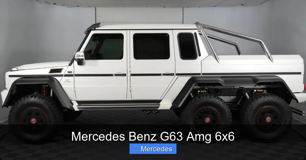 Mercedes Benz G63 Amg 6x6