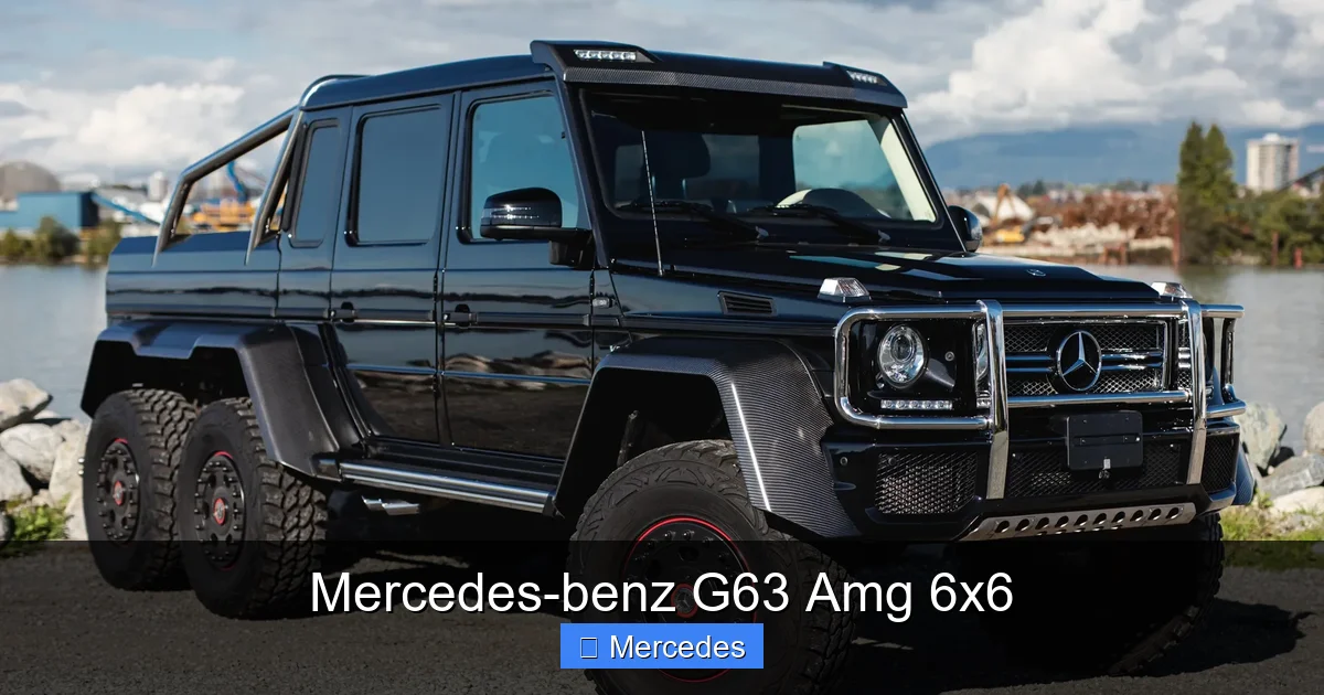 Mercedes-benz G63 Amg 6x6