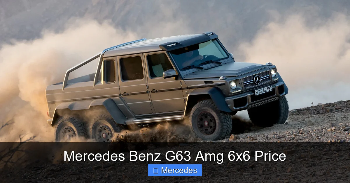 Mercedes Benz G63 Amg 6x6 Price