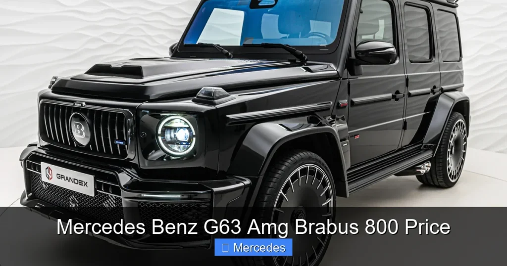 Mercedes Benz G63 Amg Brabus 800 Price